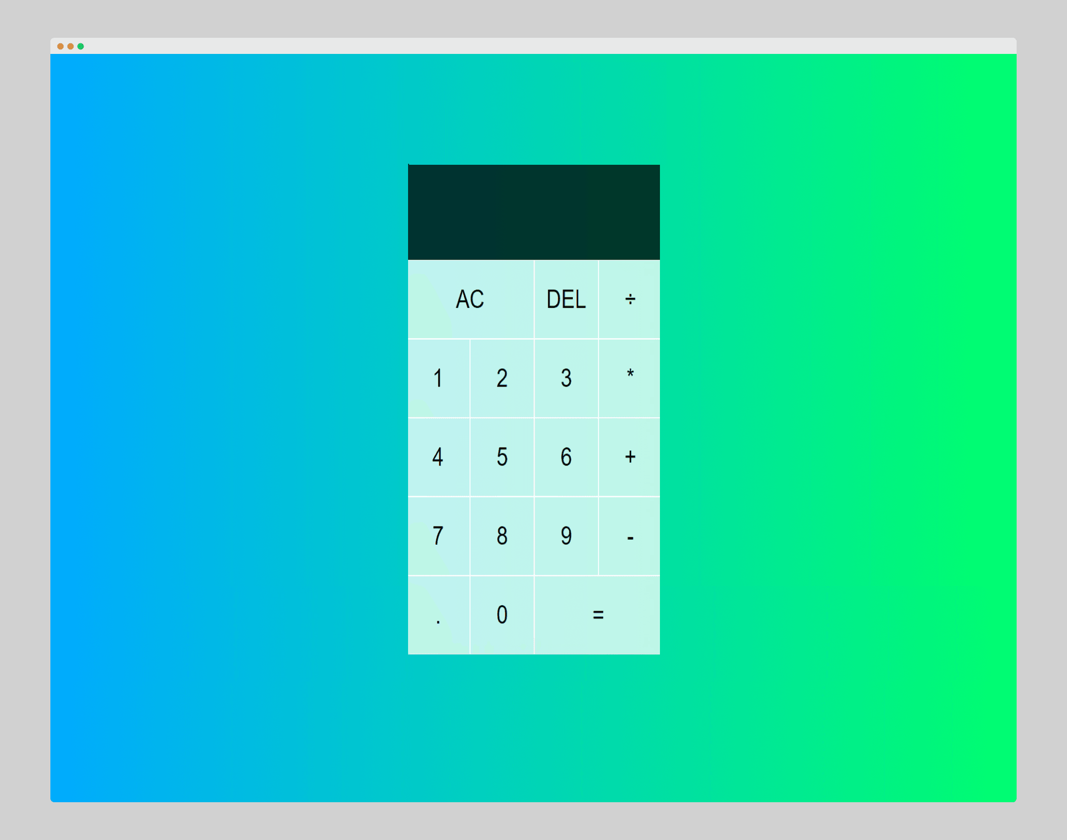 Javascript Calculator